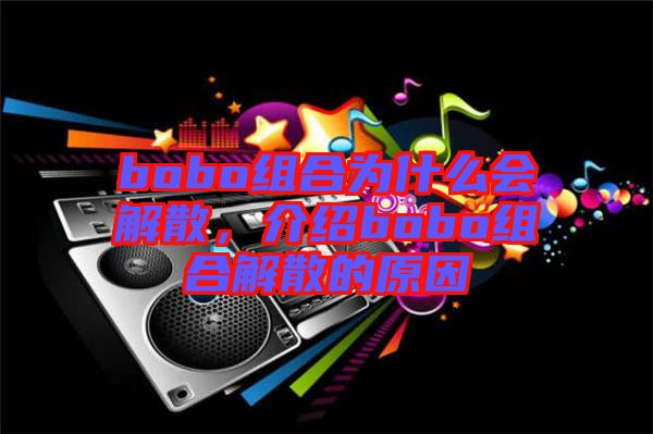 bobo組合為什么會(huì)解散，介紹bobo組合解散的原因