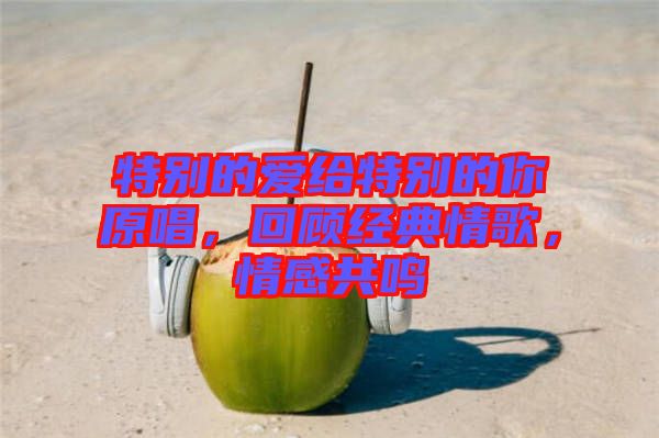 特別的愛給特別的你原唱，回顧經典情歌，情感共鳴