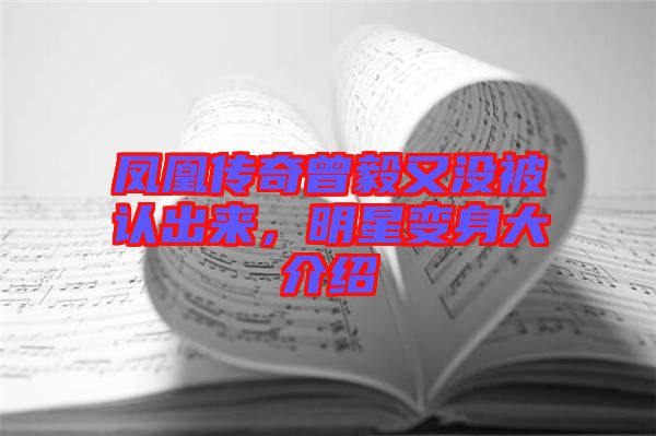 鳳凰傳奇曾毅又沒(méi)被認(rèn)出來(lái)，明星變身大介紹