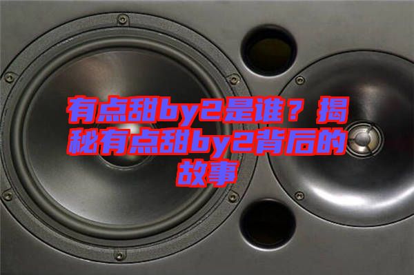 有點甜by2是誰？揭秘有點甜by2背后的故事