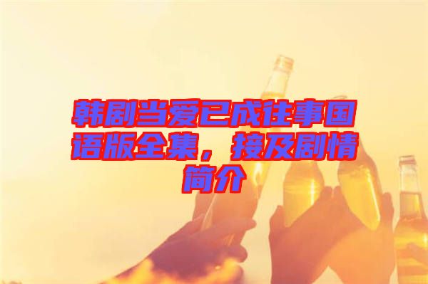 韓劇當(dāng)愛已成往事國語版全集，接及劇情簡介