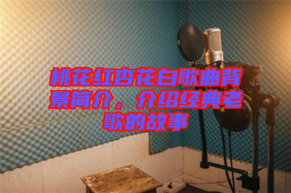 桃花紅杏花白歌曲背景簡(jiǎn)介，介紹經(jīng)典老歌的故事