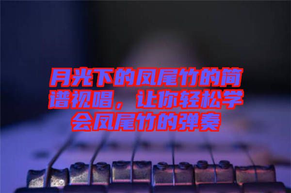 月光下的鳳尾竹的簡譜視唱，讓你輕松學會鳳尾竹的彈奏