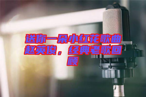 送你一朵小紅花歌曲趙英俊，經(jīng)典老歌回顧