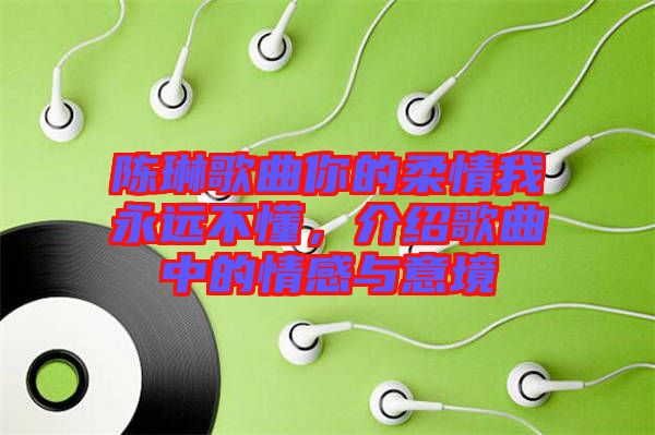陳琳歌曲你的柔情我永遠(yuǎn)不懂，介紹歌曲中的情感與意境