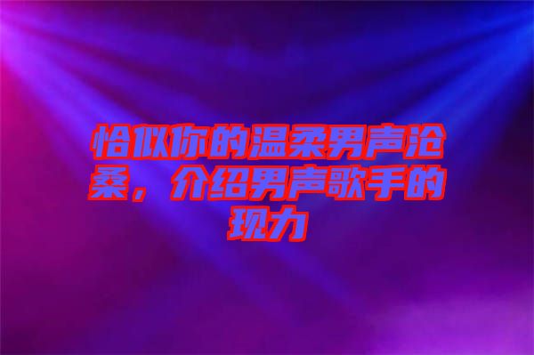 恰似你的溫柔男聲滄桑，介紹男聲歌手的現(xiàn)力