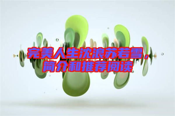 完美人生沈浪蘇若雪，簡(jiǎn)介和推薦閱讀
