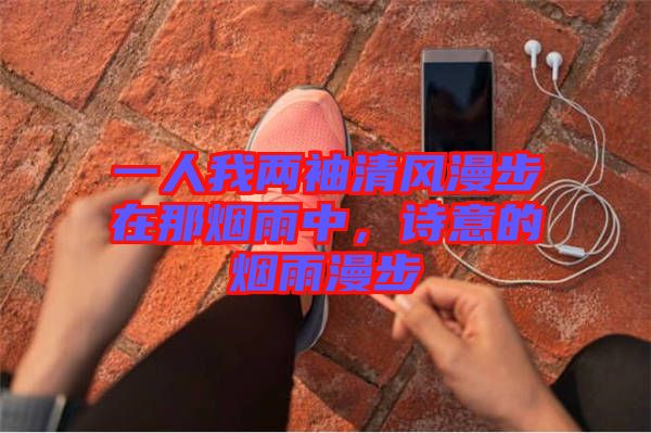 一人我兩袖清風(fēng)漫步在那煙雨中，詩意的煙雨漫步
