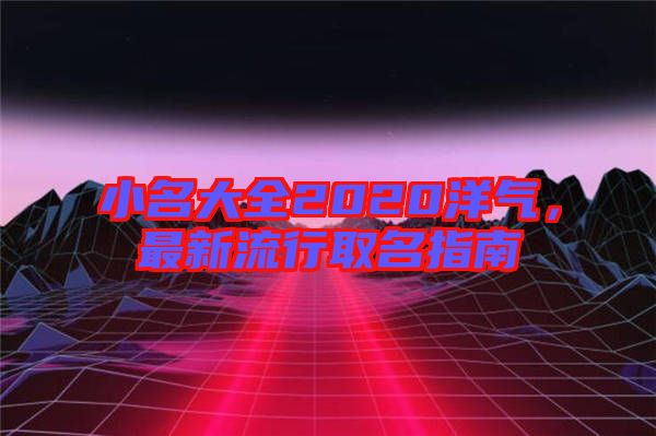 小名大全2020洋氣，最新流行取名指南