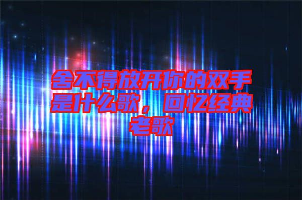 舍不得放開(kāi)你的雙手是什么歌，回憶經(jīng)典老歌