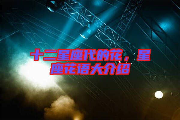 十二星座代的花，星座花語(yǔ)大介紹