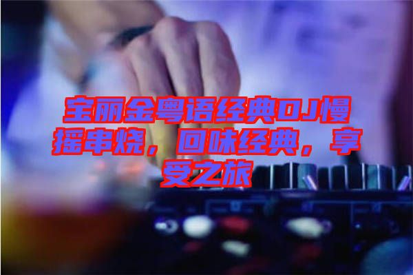 寶麗金粵語經(jīng)典DJ慢搖串燒，回味經(jīng)典，享受之旅