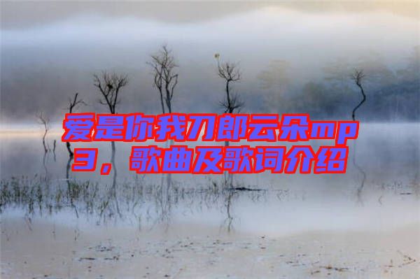 愛是你我刀郎云朵mp3，歌曲及歌詞介紹