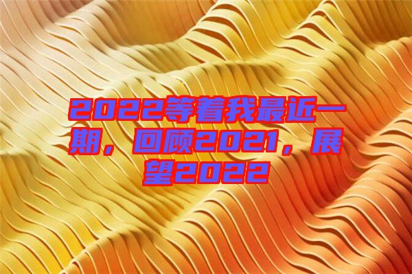 2022等著我最近一期，回顧2021，展望2022