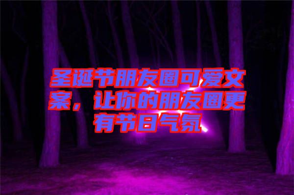 圣誕節(jié)朋友圈可愛文案，讓你的朋友圈更有節(jié)日氣氛