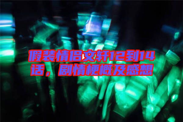 假裝情侶文軒12到14話，劇情梗概及感想