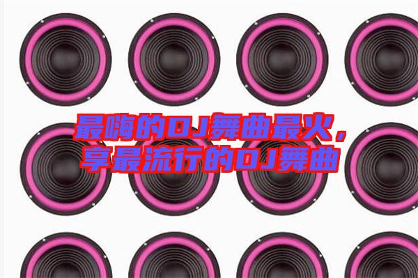 最嗨的DJ舞曲最火，享最流行的DJ舞曲