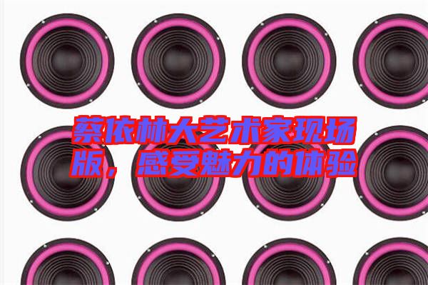 蔡依林大藝術(shù)家現(xiàn)場版，感受魅力的體驗(yàn)