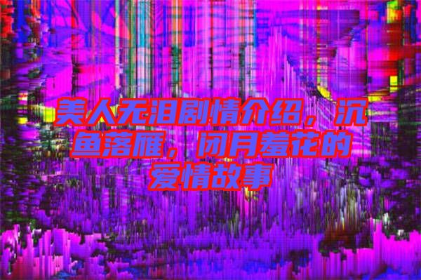 美人無淚劇情介紹，沉魚落雁，閉月羞花的愛情故事