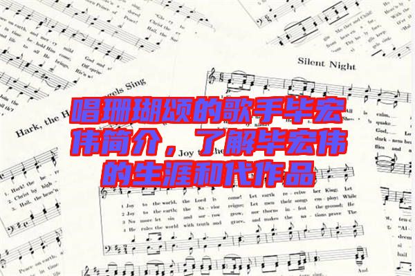 唱珊瑚頌的歌手畢宏偉簡(jiǎn)介，了解畢宏偉的生涯和代作品