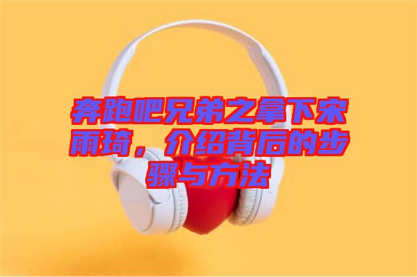 奔跑吧兄弟之拿下宋雨琦，介紹背后的步驟與方法