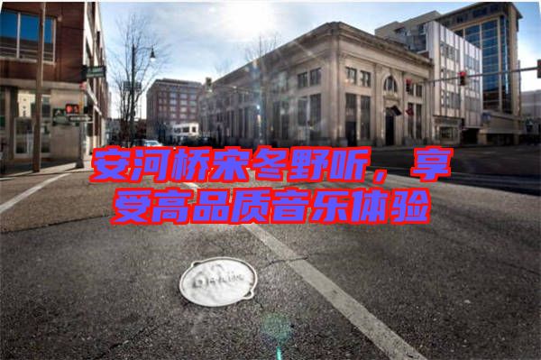 安河橋宋冬野聽，享受高品質(zhì)音樂體驗