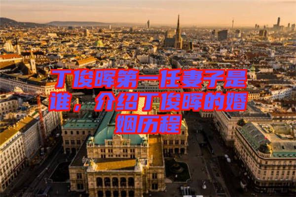 丁俊暉第一任妻子是誰(shuí)，介紹丁俊暉的婚姻歷程