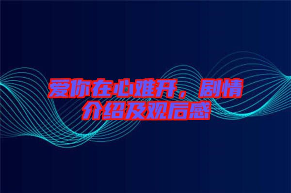 愛你在心難開，劇情介紹及觀后感