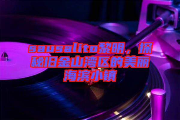 sausalito黎明，探秘舊金山灣區(qū)的美麗海濱小鎮(zhèn)
