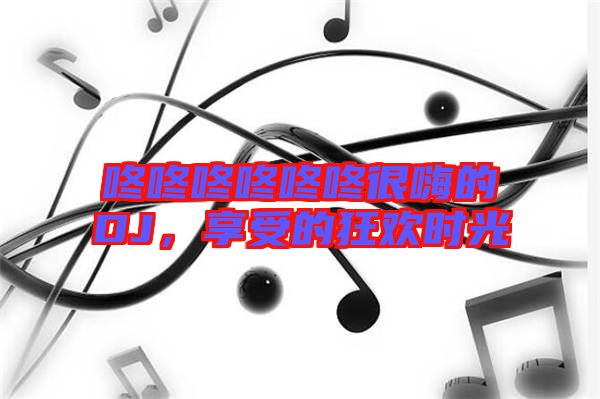 咚咚咚咚咚咚很嗨的DJ，享受的狂歡時(shí)光