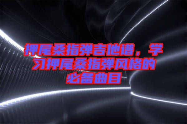 押尾桑指彈吉他譜，學習押尾桑指彈風格的必備曲目
