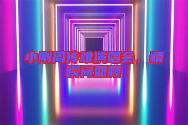 小剛周傳雄演唱會(huì)，精瞬間回顧