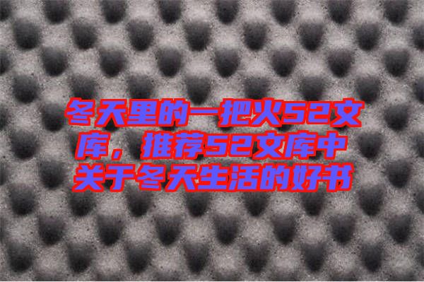 冬天里的一把火52文庫，推薦52文庫中關(guān)于冬天生活的好書