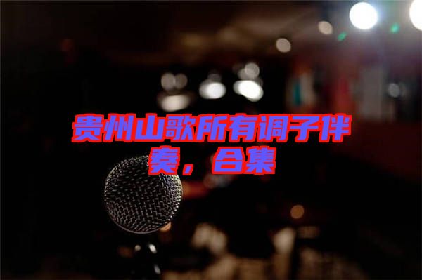 貴州山歌所有調(diào)子伴奏，合集