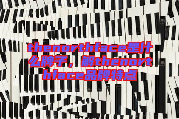 thenorthface是什么牌子，解thenorthface品牌特點