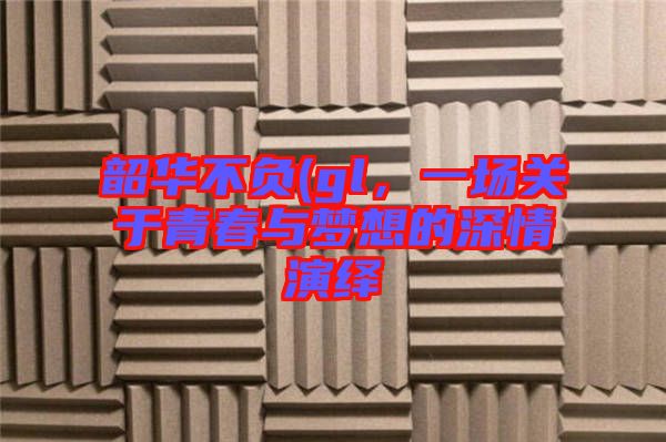 韶華不負(gl，一場關(guān)于青春與夢想的深情演繹