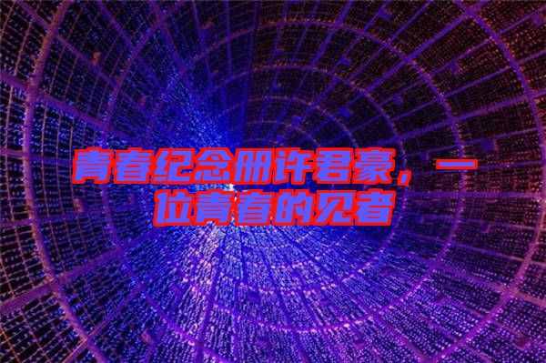 青春紀(jì)念冊(cè)許君豪，一位青春的見(jiàn)者