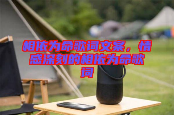 相依為命歌詞文案，情感深刻的相依為命歌詞