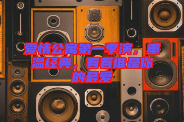 愛情公寓第一季演，重溫經(jīng)典，看看誰是你的最愛
