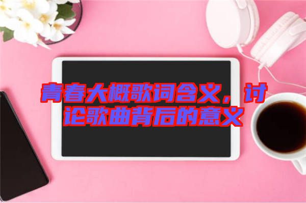 青春大概歌詞含義，討論歌曲背后的意義
