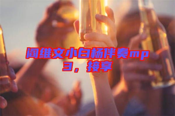 閻維文小白楊伴奏mp3，接享