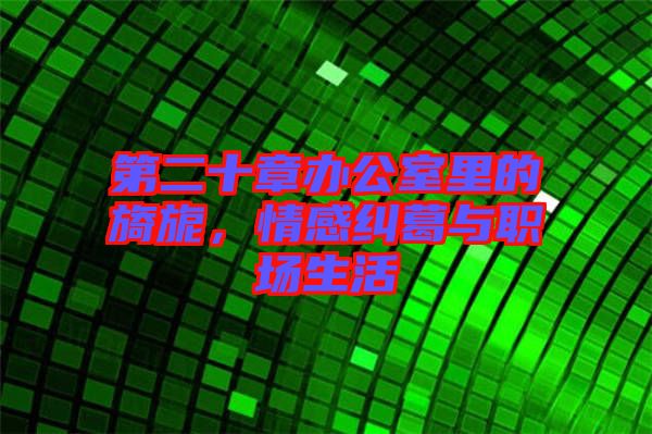 第二十章辦公室里的旖旎，情感糾葛與職場(chǎng)生活
