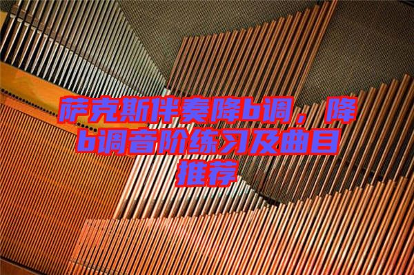 薩克斯伴奏降b調(diào)，降b調(diào)音階練習(xí)及曲目推薦