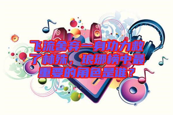 飛流舍棄一身功力救了林殊，瑯琊榜中最重要的角色是誰？