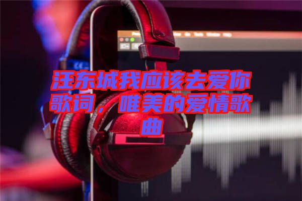 汪東城我應(yīng)該去愛(ài)你歌詞，唯美的愛(ài)情歌曲