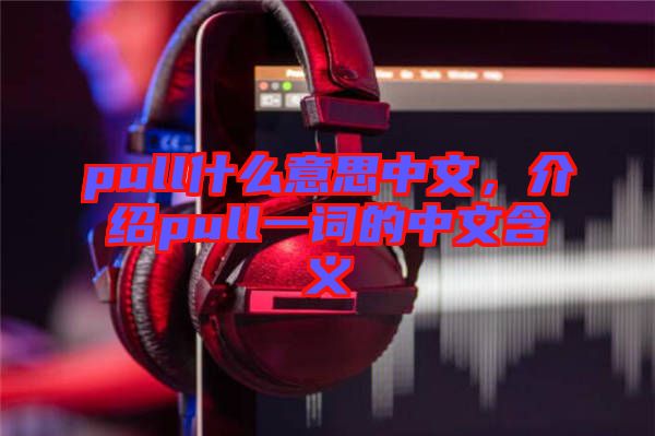pull什么意思中文，介紹pull一詞的中文含義