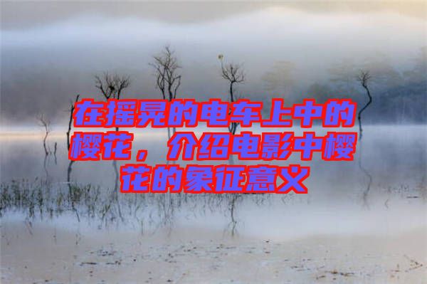 在搖晃的電車上中的櫻花，介紹電影中櫻花的象征意義