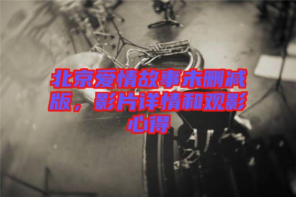 北京愛情故事未刪減版，影片詳情和觀影心得