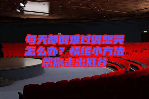 每天都很難過很想哭怎么辦？情緒小方法幫你走出低谷