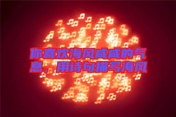 你喜歡海風(fēng)咸咸的氣息，用詩(shī)句描寫(xiě)海風(fēng)
